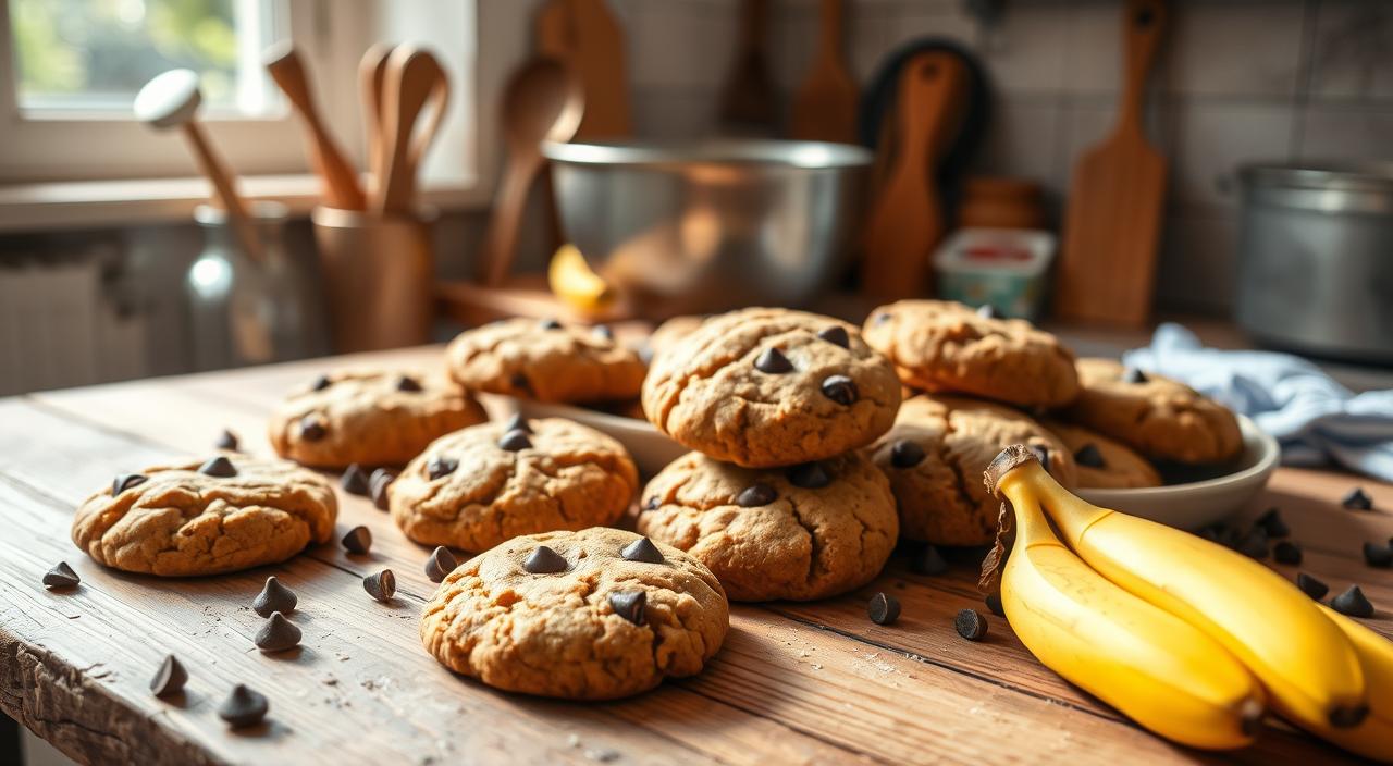 Banana bread cookies recipe