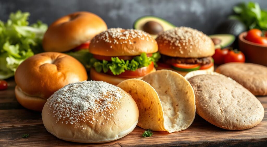 Burger Buns Selection for Taco Burgers