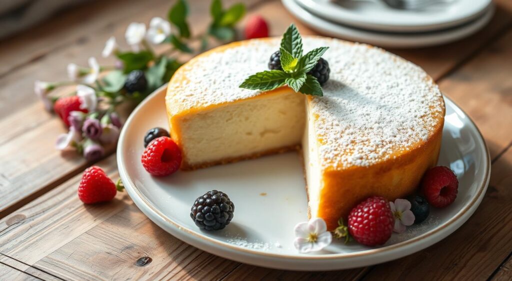 Classic Vanilla Cottage Cheese Cake