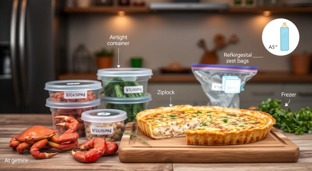 Crab Quiche Storage Guidelines