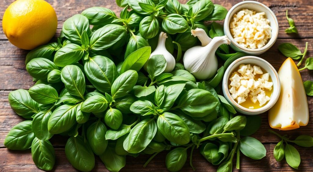 Healthy Nut-Free Pesto Ingredients