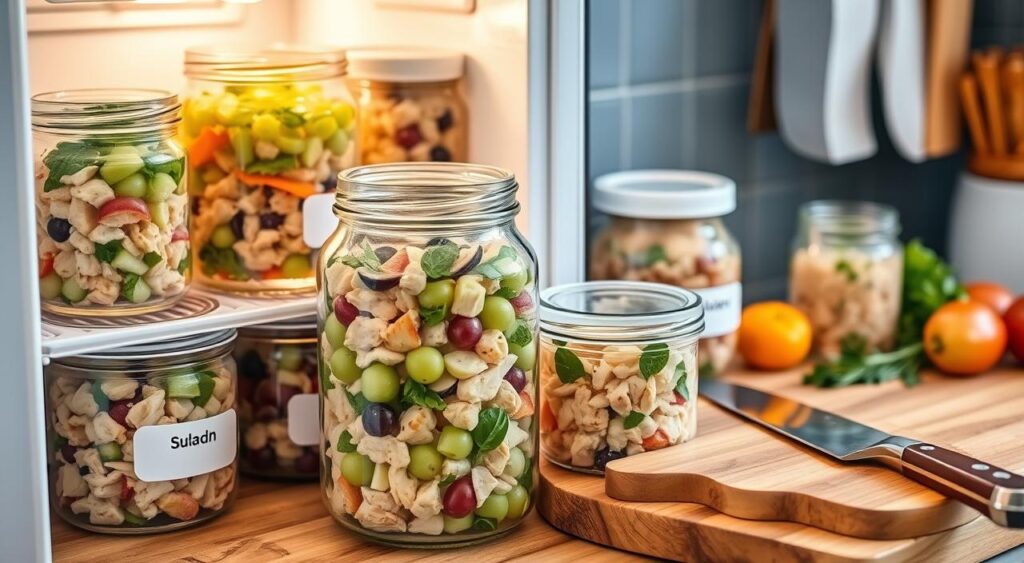 Homemade chicken salad storage tips