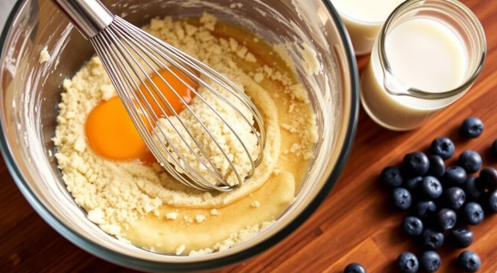 Kodiak Cakes Pancake Mixing Technique