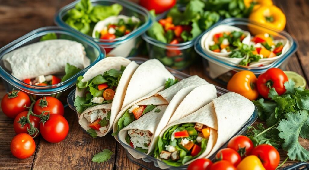 Meal Prep Cottage Cheese Wraps