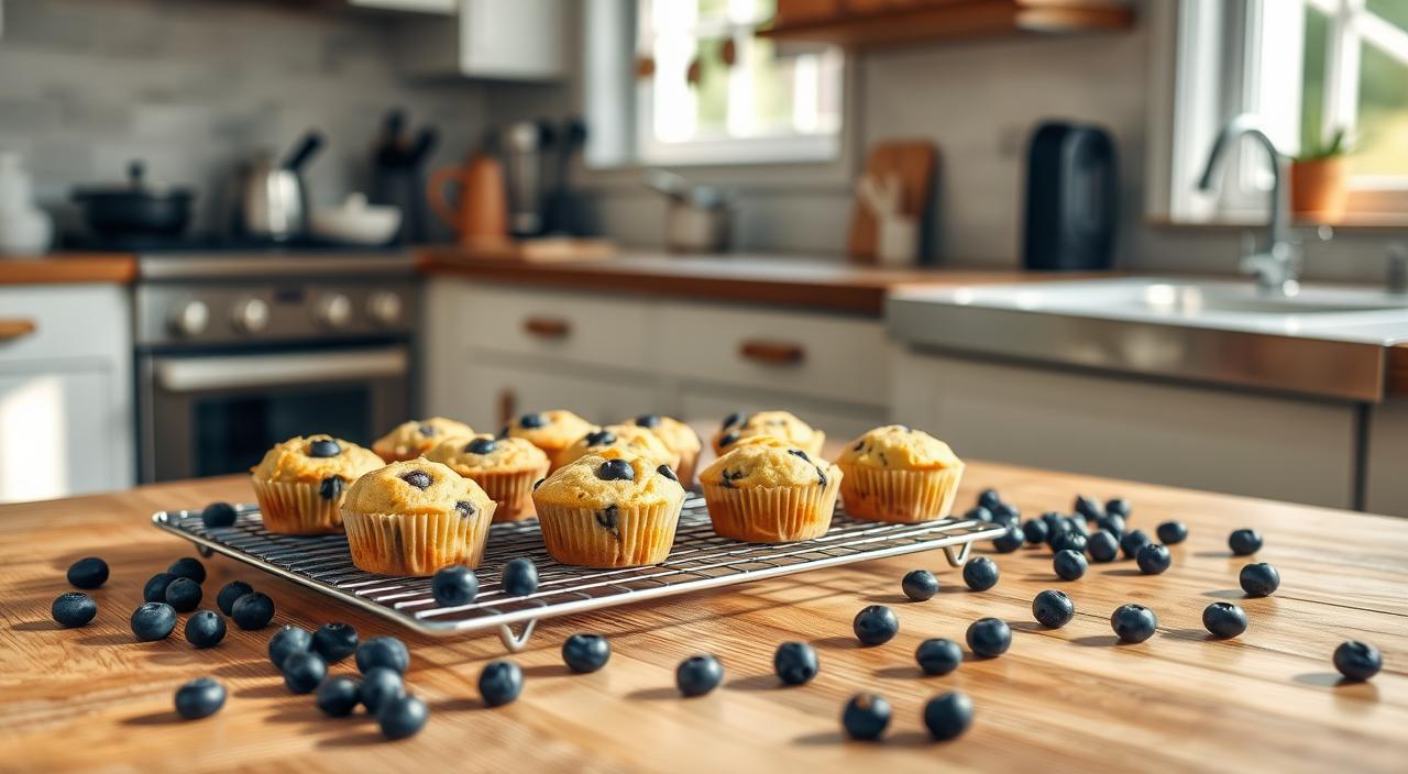 Mini blueberry muffin recipe