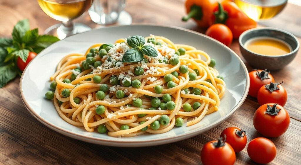 Pasta with Peas Serving Suggestions