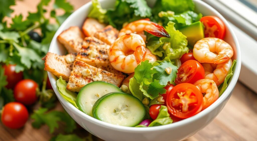 Protein-Packed Chicken and Shrimp Salad Nutrition