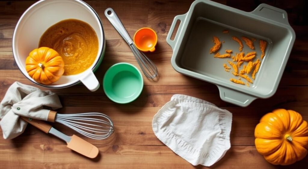 Pumpkin Bread Baking Tools