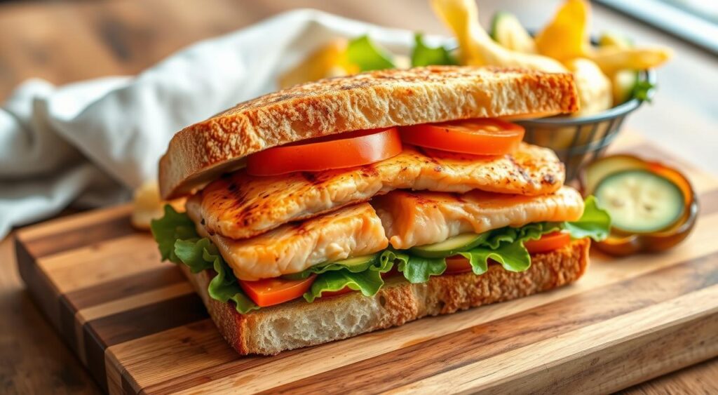 Salmon sandwich recipe