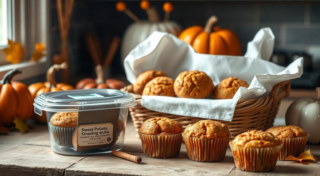 Sweet Potato Muffins Storage Tips