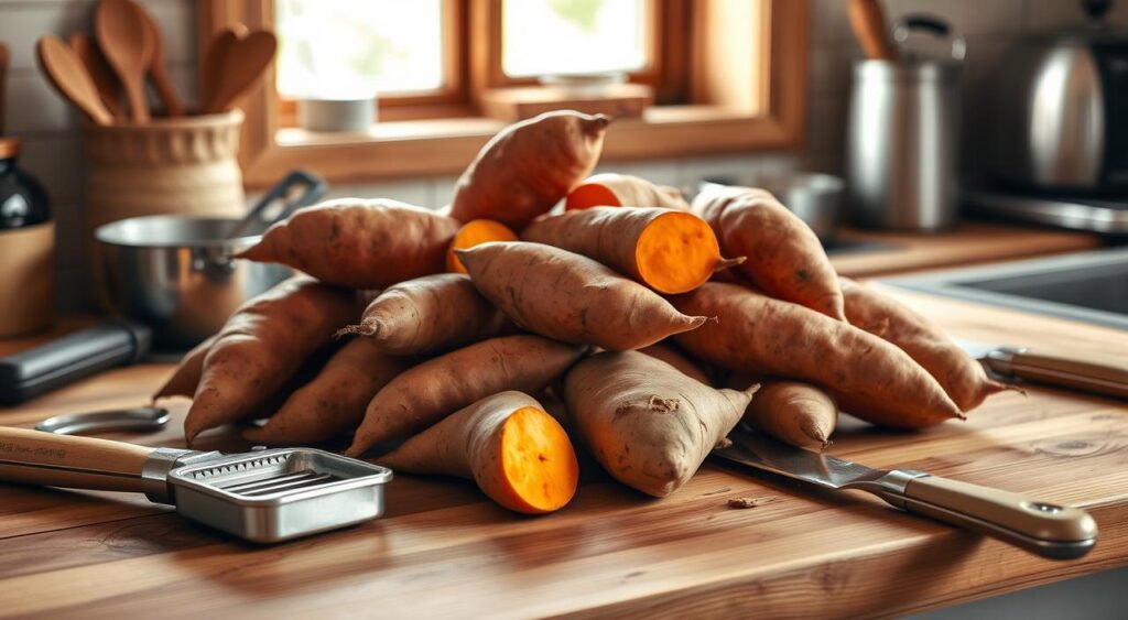 Sweet Potato Preparation for Cornbread