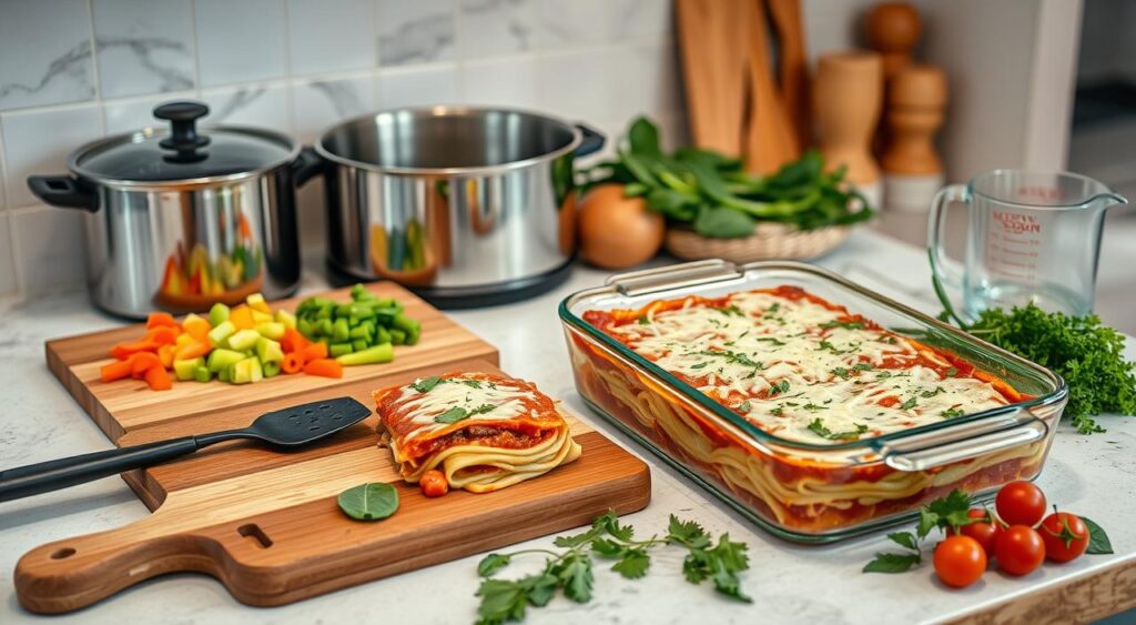 Weeknight Lasagna Kitchen Tools