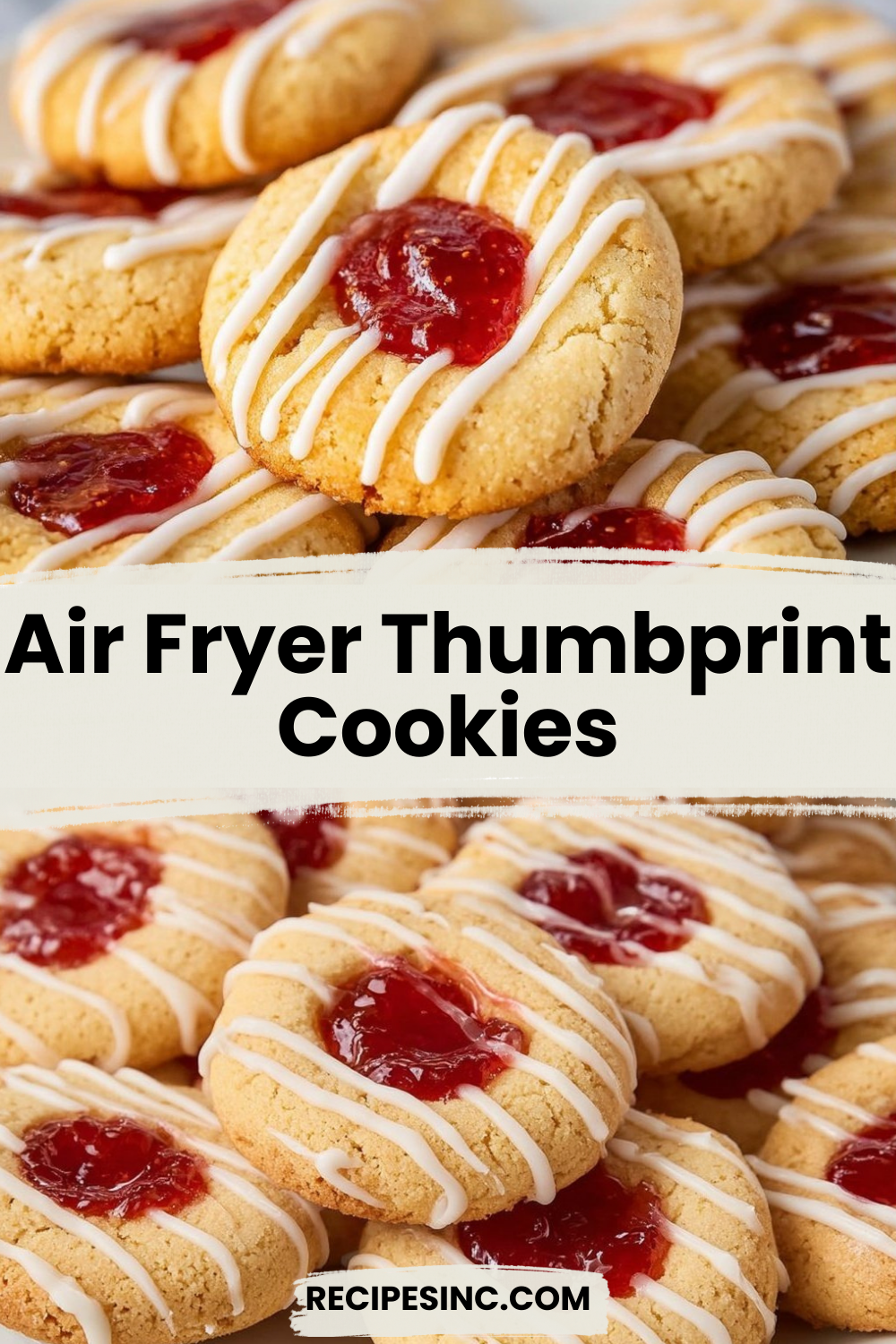 Air Fryer Thumbprint Cookies

