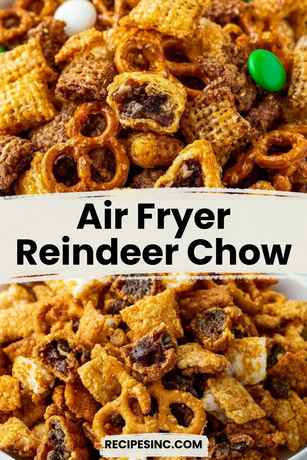 Air Fryer Reindeer Chow

