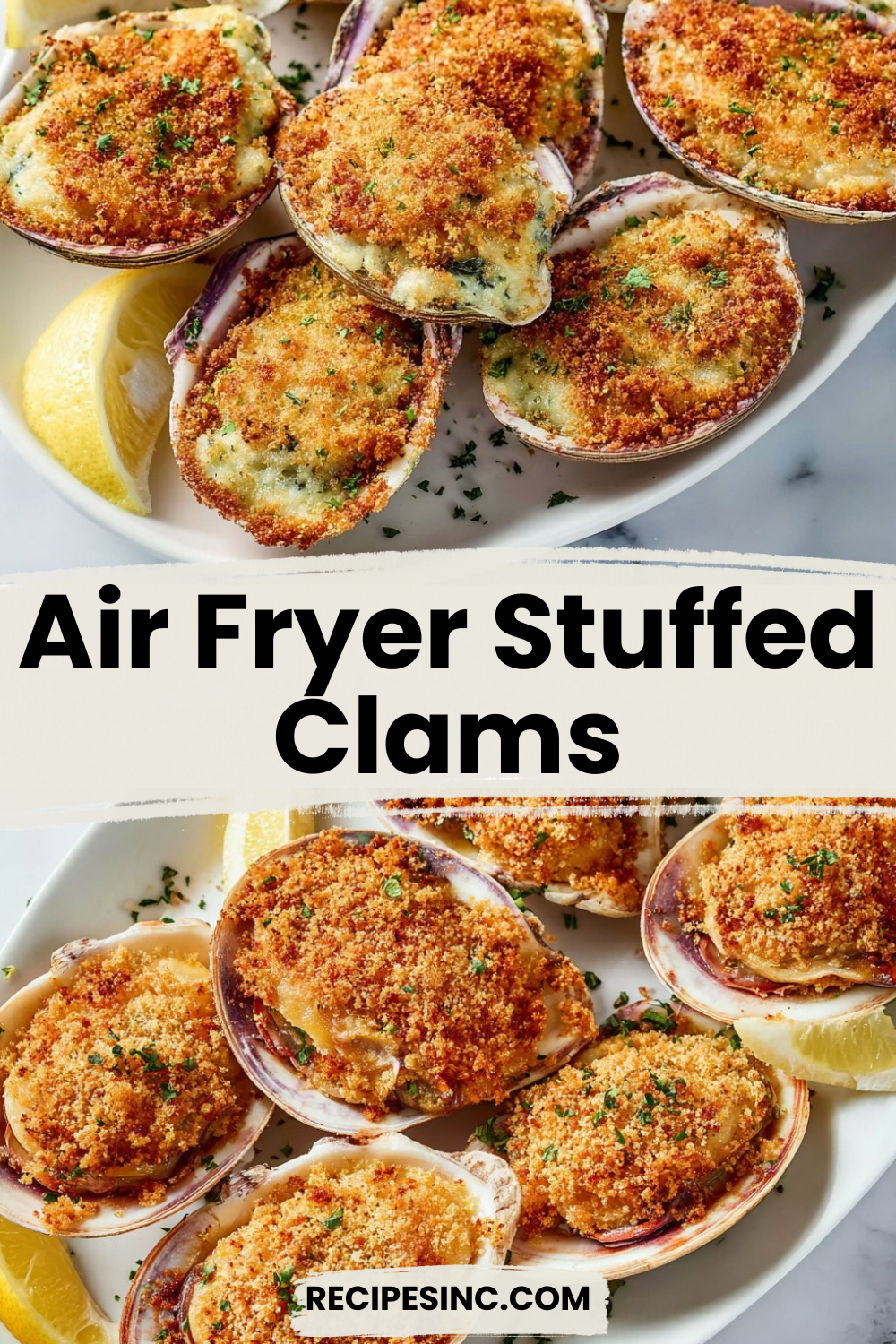 Air Fryer Stuffed Clams

