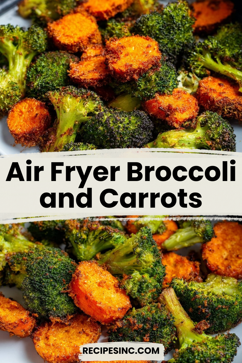 Air Fryer Broccoli and Carrots

