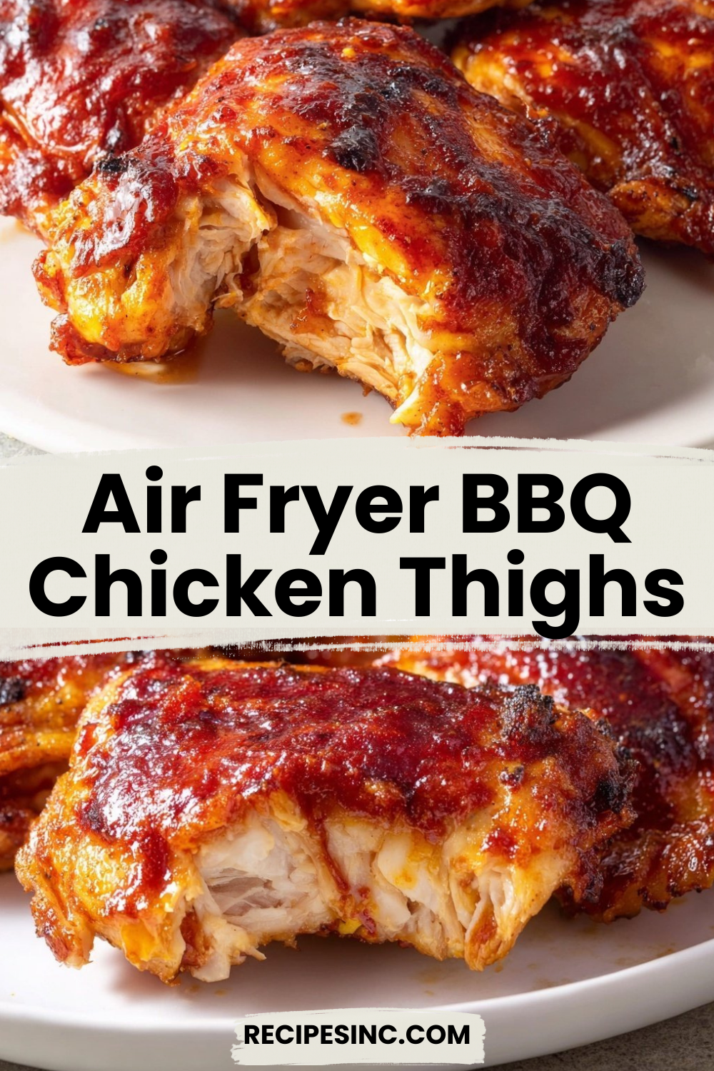 Air Fryer BBQ Chicken Thighs