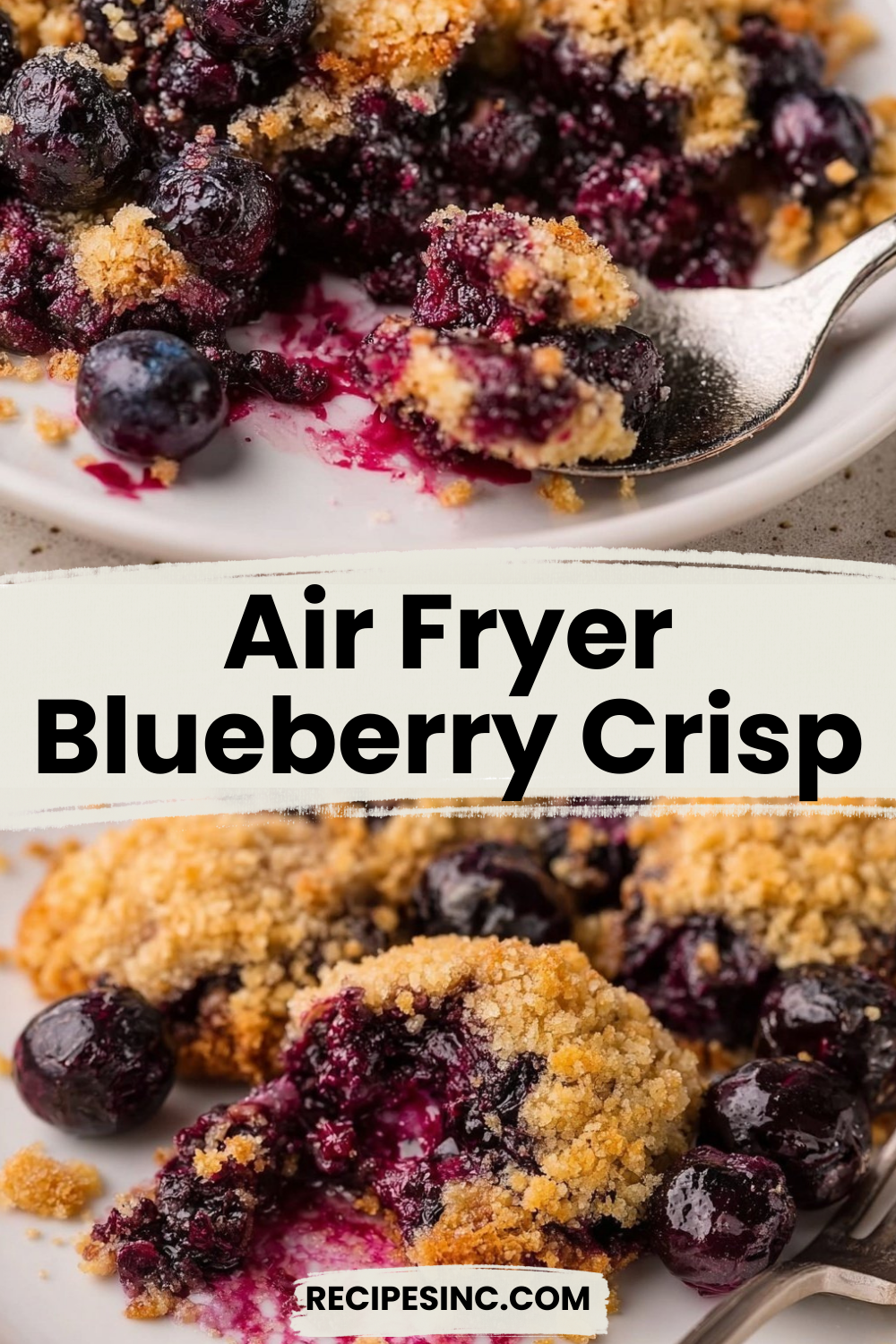Air Fryer Blueberry Crisp

