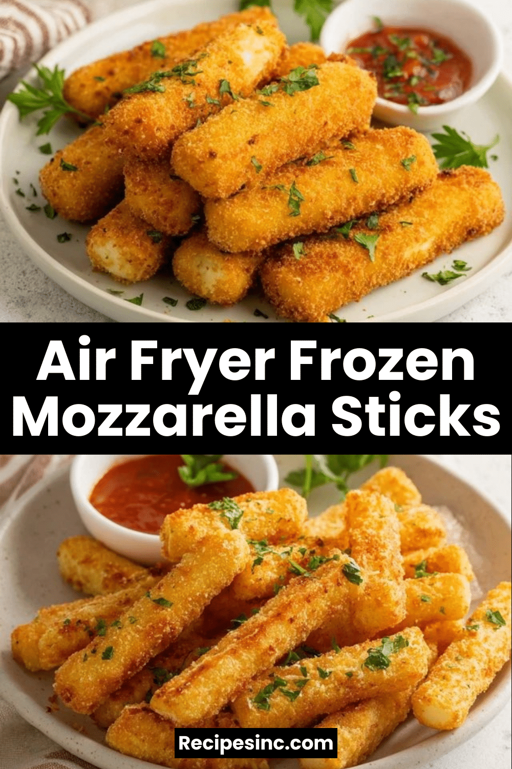 Air Fryer Frozen Mozzarella Sticks

