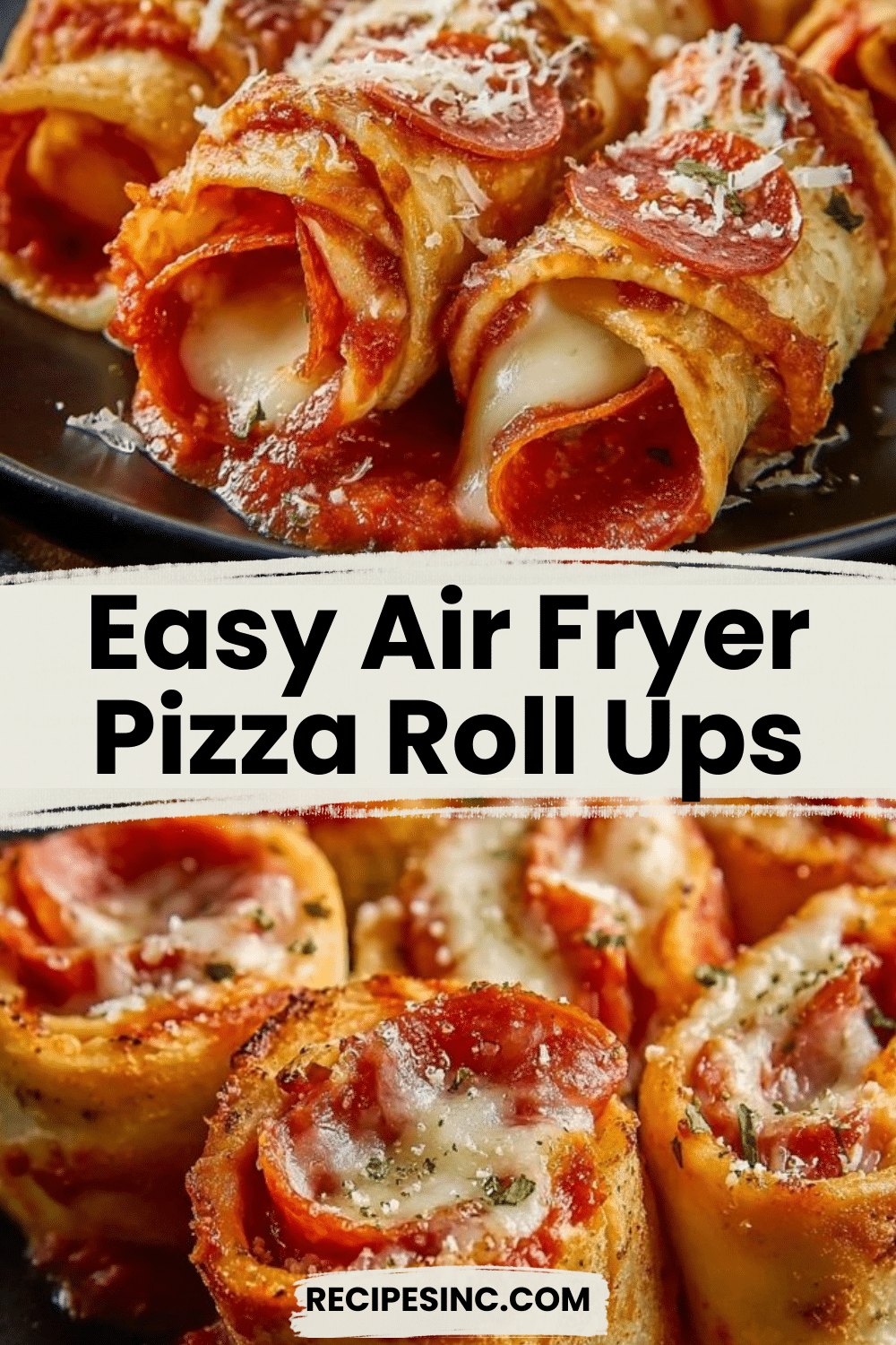Easy Air Fryer Pizza Roll Ups
