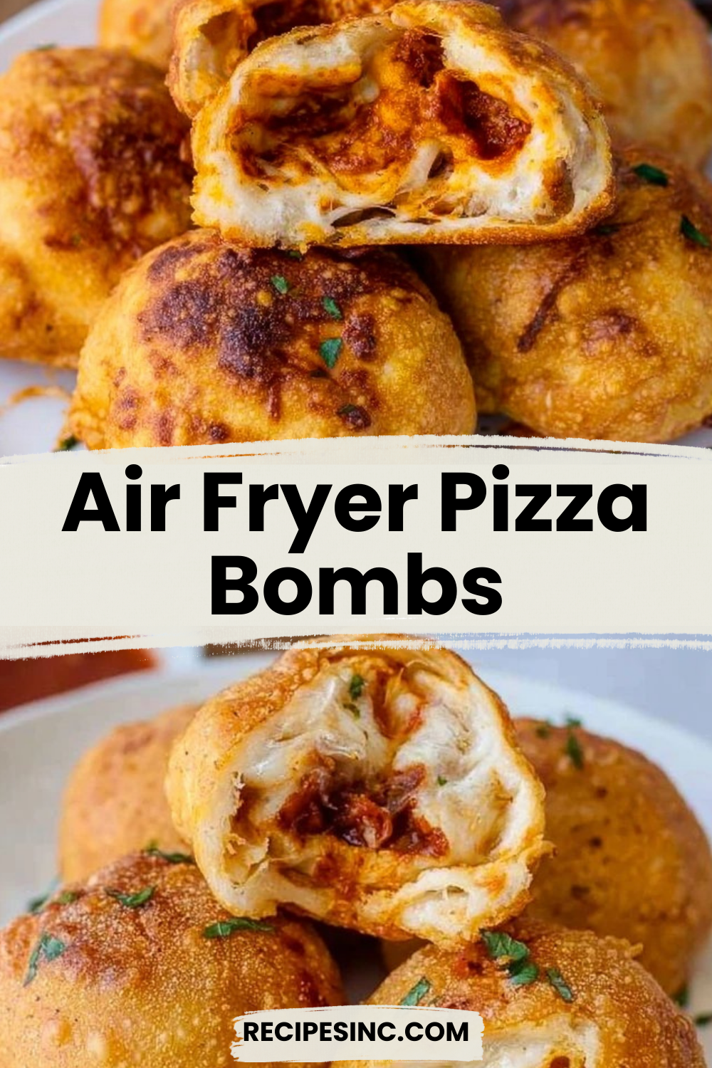 Air Fryer Pizza Bombs