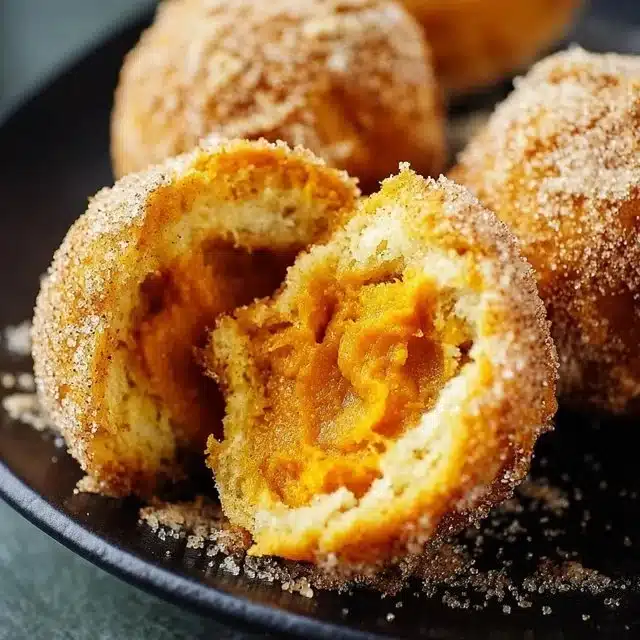 Delicious Air Fryer Pumpkin Pie Bombs ready to be enjoyed