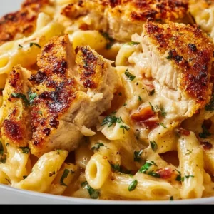 Delicious Marry Me Chicken Pasta served with fresh herbs and creamy sauce.