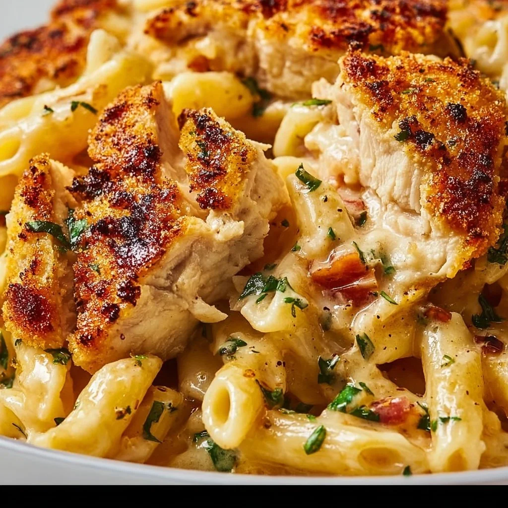 Delicious Marry Me Chicken Pasta served with fresh herbs and creamy sauce.