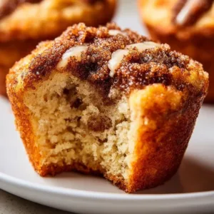 Delicious homemade coffee cake muffins fresh out of the oven
