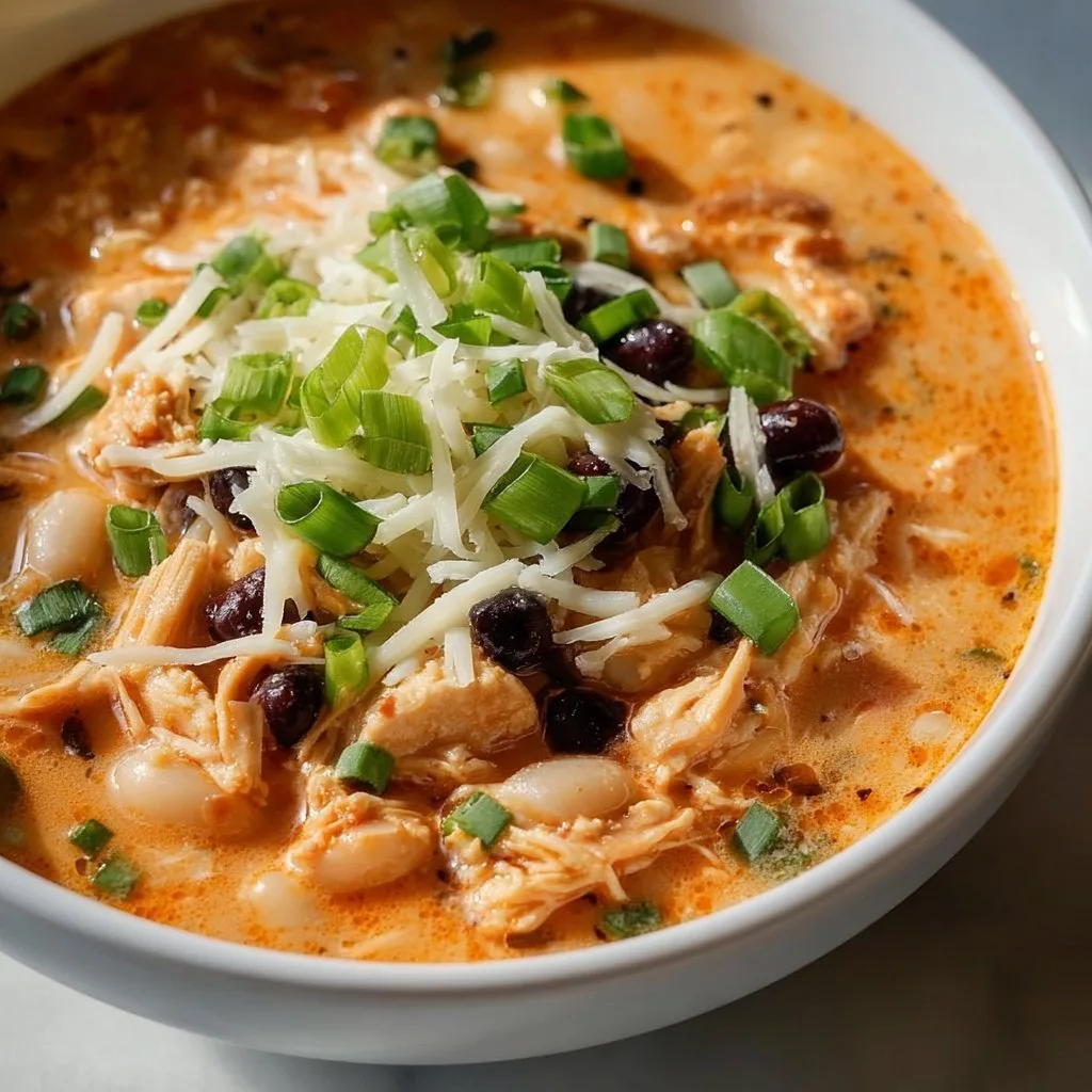 Slow Cooker Buffalo Chicken Chili