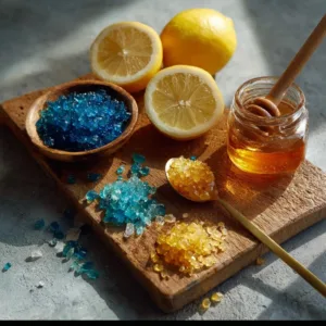 A man demonstrating the Blue Salt Trick for enhancing confidence and attraction.