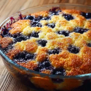 Delicious blueberry breakfast cake topped with fresh blueberries