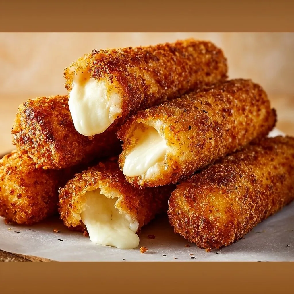 Crispy Nashville Hot Mozzarella Sticks with a Spicy Kick