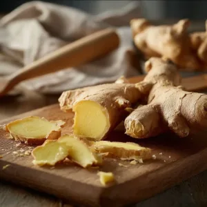 Refreshing Japanese ginger drink for health and energy boost