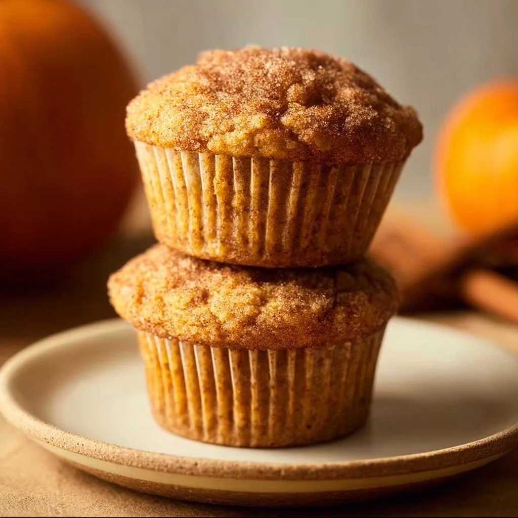 Freshly baked Kodiak pumpkin muffins, golden and fluffy, ideal for autumn treats.