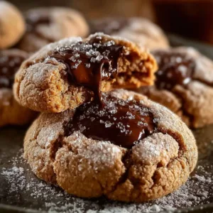 Freshly baked Muddy Buddy Cookies with chocolate and peanut butter flavors