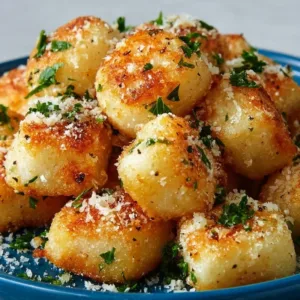 Deliciously cheesy Parmesan Bread Bites on a wooden serving board.