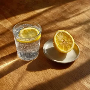 Glass of Sole Water for hydration and wellness benefits