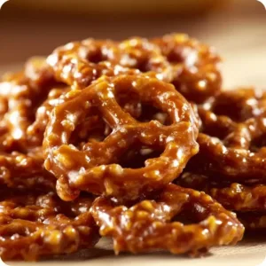 Church Lady Butter Toffee Pretzels, a delicious sweet and salty treat
