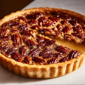 Ultimate Condensed Milk Pecan Pie with a golden crust and rich filling