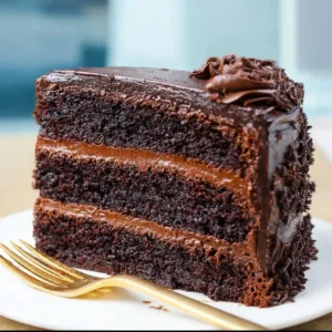 Death by Chocolate Cake - a rich, decadent chocolate cake for chocolate lovers