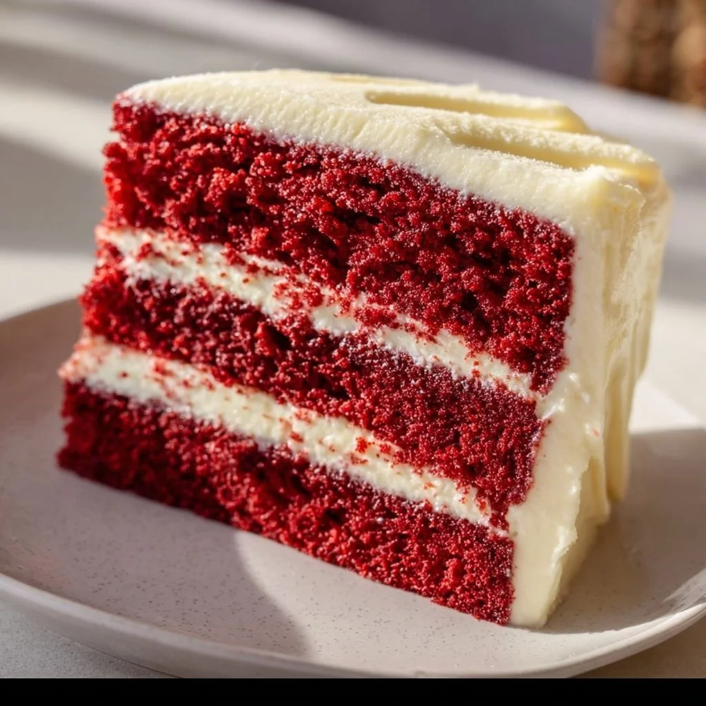 The Ultimate Moist Southern Red Velvet Cake with Classic Cream Cheese Frosting