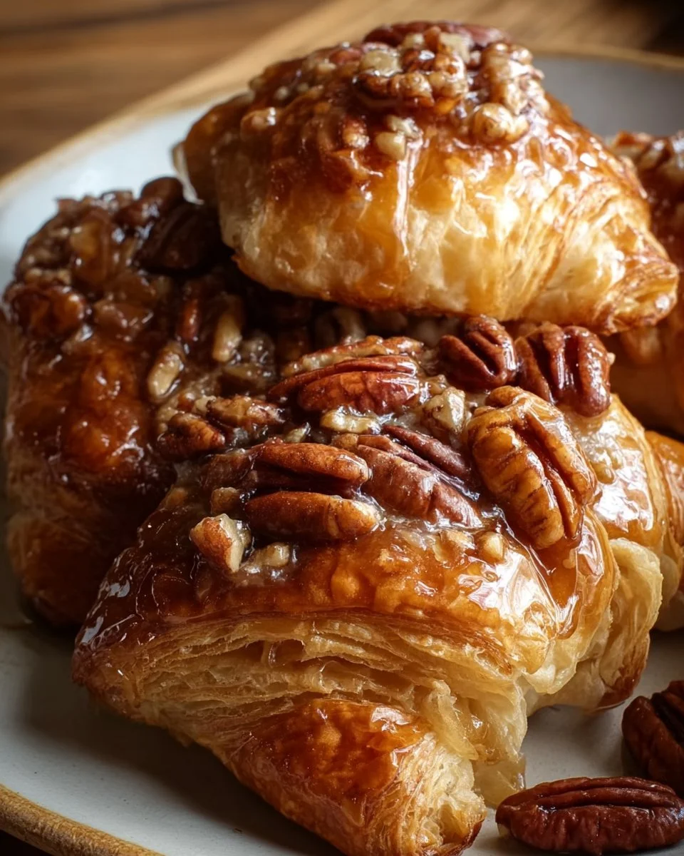 Maple Pecan Sticky Croissant Bake