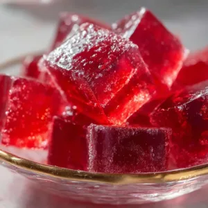 Delicious Pink Gelatin dessert created by Dr. Rocio.