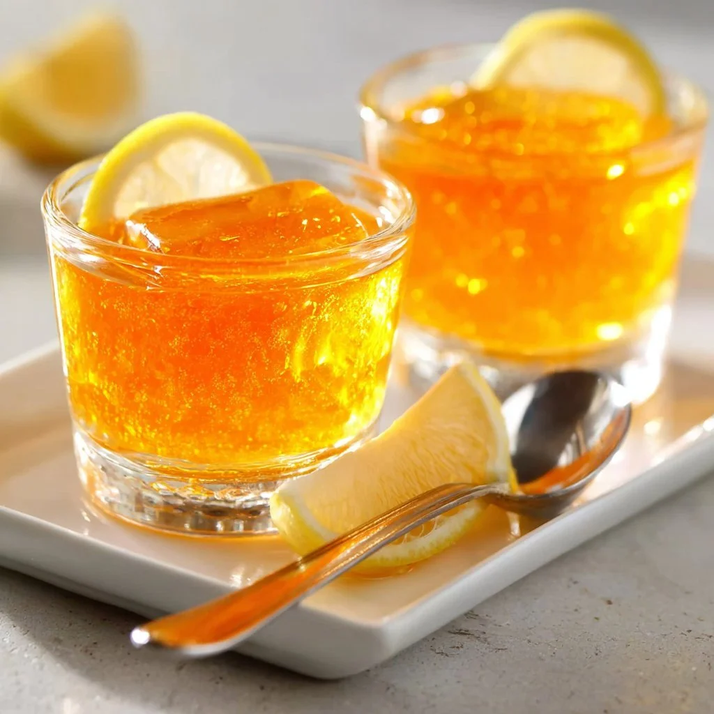 Healthy Lipojaro Jello dessert with natural ingredients.