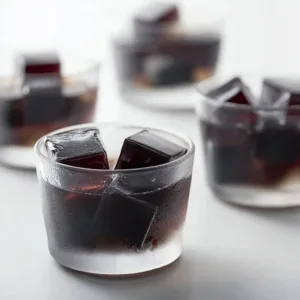 Colorful protein gelatin treats ready to enjoy, rich in nutrients and flavor.