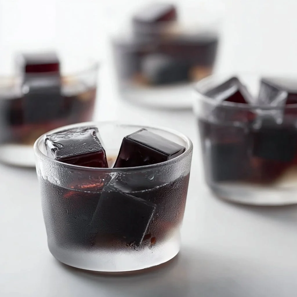 Colorful protein gelatin treats ready to enjoy, rich in nutrients and flavor.